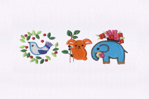 Animal Bird Children Embroidery