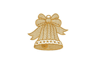 Lace Bell Embroidery Design